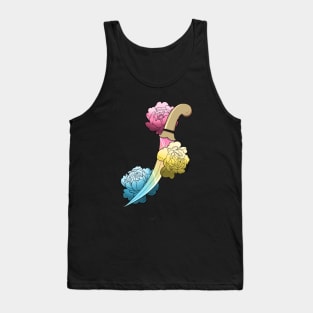 Pan Curved Dagger Tank Top